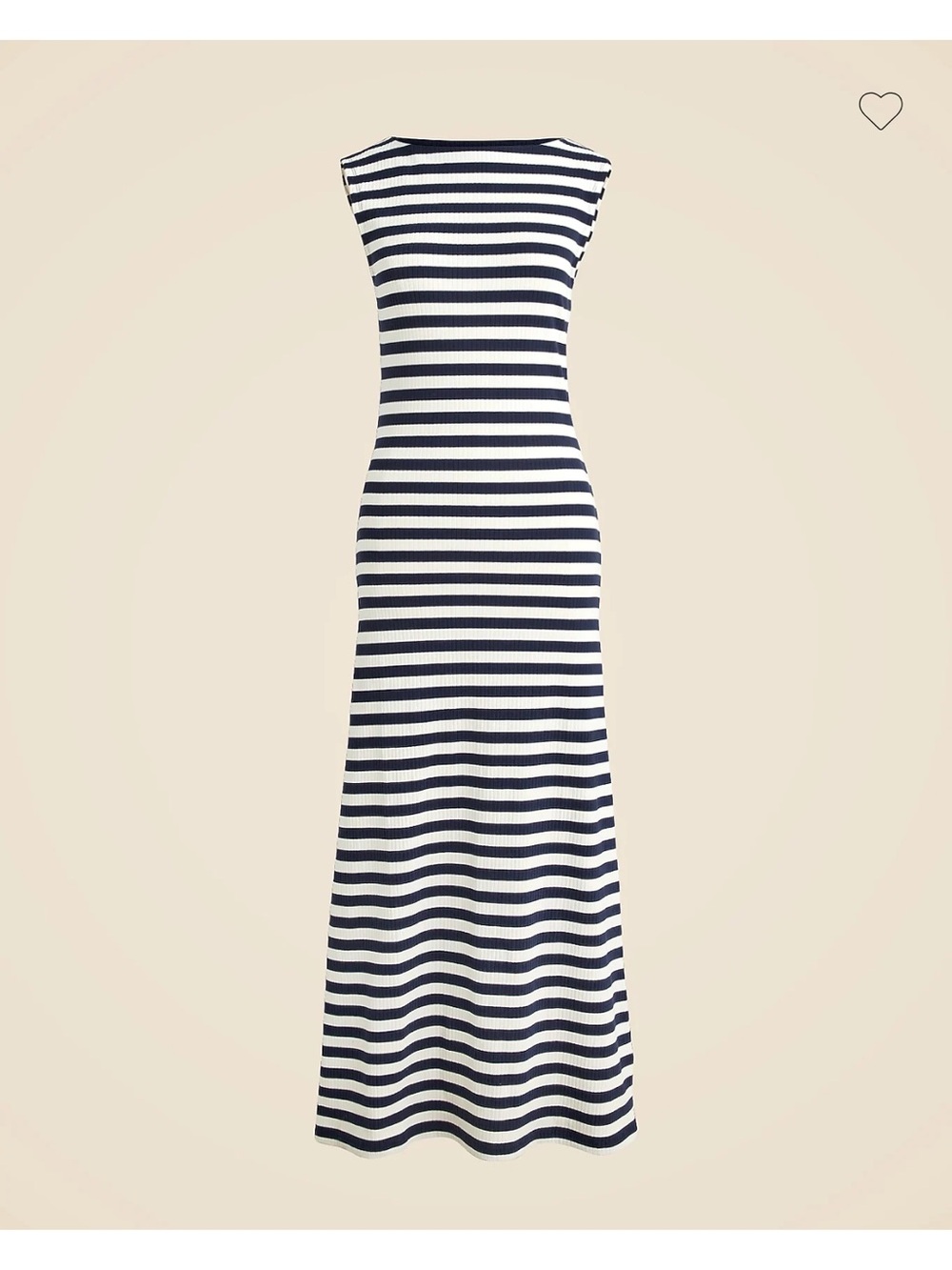 J Crew Knit Boatneck Midi Dress in Stripe, Size Small, NWT